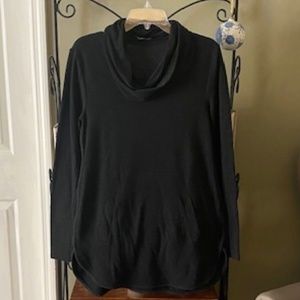 Women's light weight tunic cowl neck top